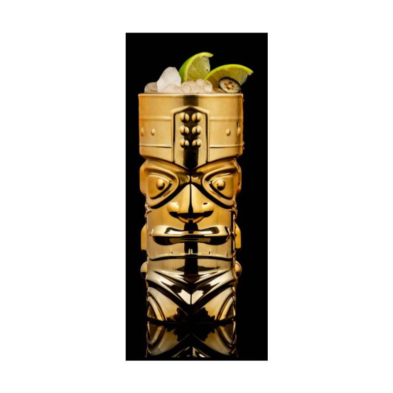 Tiki mug Aloha Gold glass cl 45