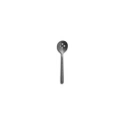 Cuillère à moka perforée en acier inoxydable martelé à l'ancienne Kodai 9,8 cm