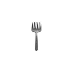 Tenedor Kodai de 6 puntas de acero inoxidable martillado envejecido 9,8 cm