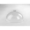 Cúpula redonda de plexiglás transparente cm 50
