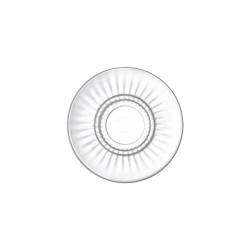 Plat à expresso double en verre Barshine 14 cm