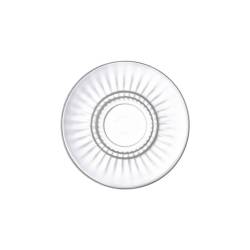 Plato de té de cristal Barshine 14 cm