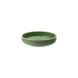 Bol Forma Forest en porcelaine vert olive 17,5 cm