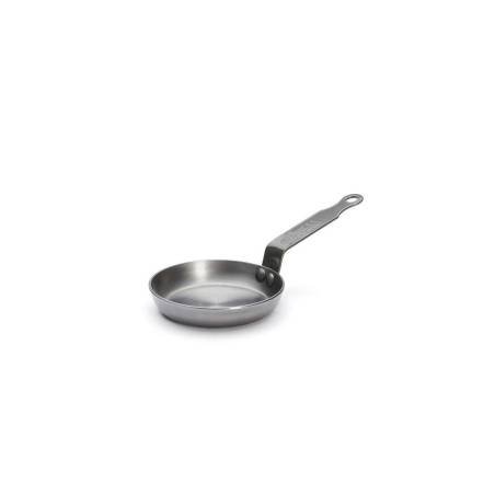 De Buyer Blinis Mineral B poêle à frire en fer à induction 12 cm
