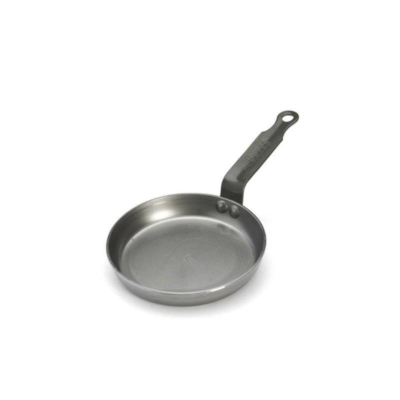 De Buyer Blinis Mineral B sartén de inducción de hierro 14 cm