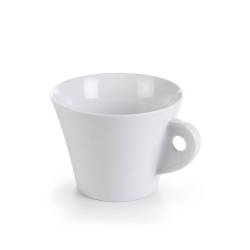Gina taza gigante de porcelana blanca