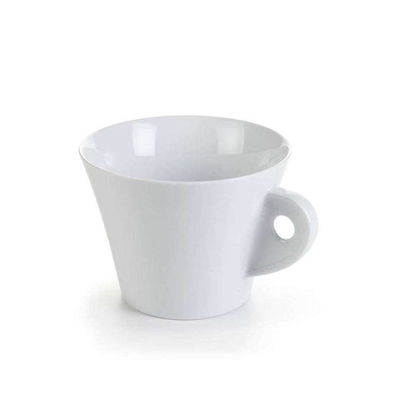Gina tasse à sachet géante en porcelaine blanche