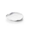 Plato de concha de porcelana blanca 27 cm