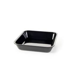 Plato cuadrado negro pmma cm 26x26x5,5