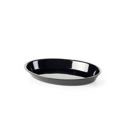 Plato oval pmma negro cm 36x22x5