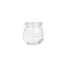 Tarro de cristal mini Waki con tapa de polietileno cl 12