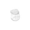 Tarro de cristal mini Waki con tapa de polietileno cl 12