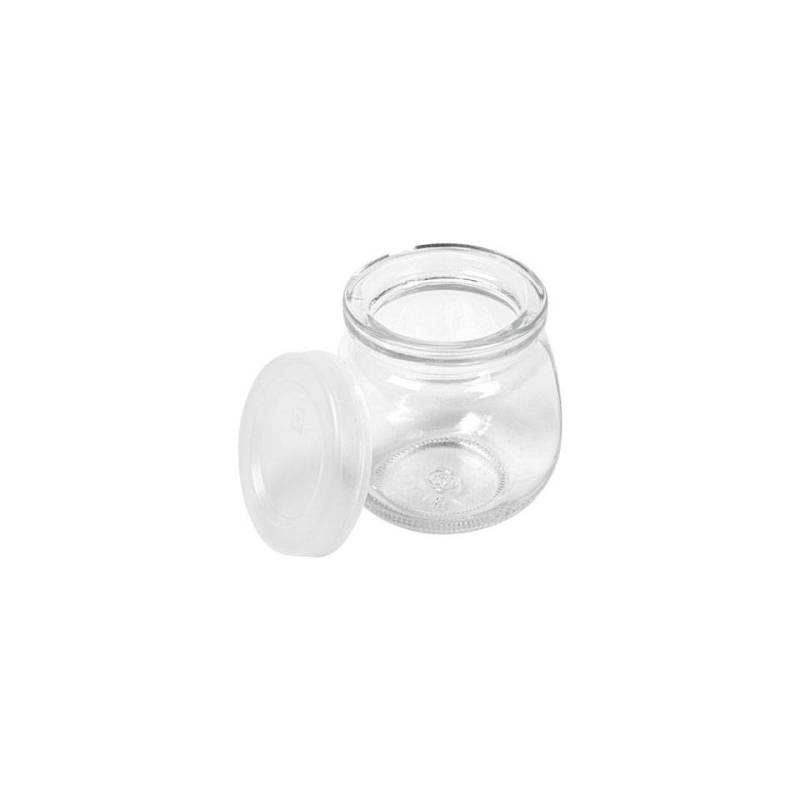 Mini pot en verre Waki avec couvercle en polyéthylène cl 12