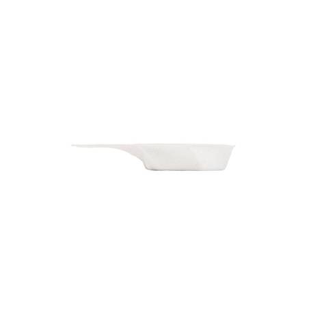 Taza hexagonal con asa de bagazo blanco cm 5,5