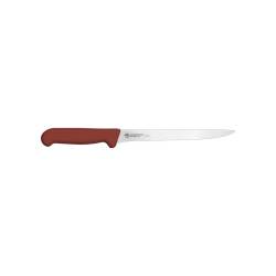 Sanelli Ambrogio cuchillo de acero para barbacoa con mango de pp marrón cm 20