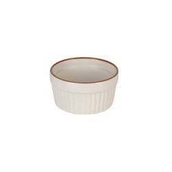 Ramekin de porcelana blanca molde creme caramel 9 cm