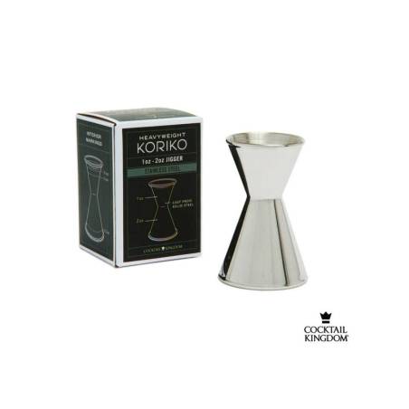 Jigger Koriko Cocktail Kingdom acero inoxidable oz. 1-2