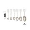 Cuillères de mixologie Meehan's Cocktail Kingdom acier inoxydable set de 6 cuillères