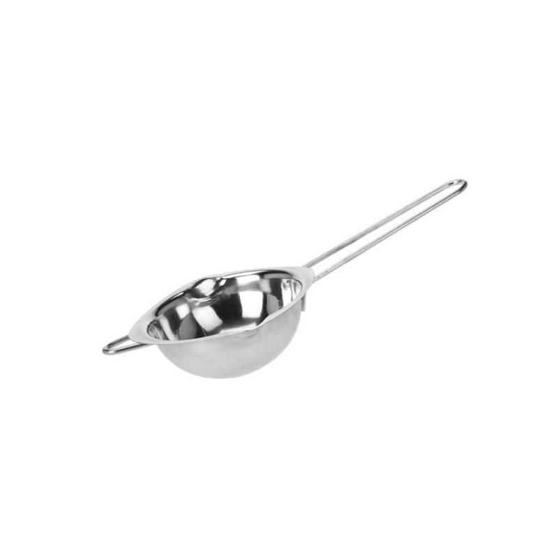 Bain-marie avec une poignée et 2 becs en acier inoxydable cm 14