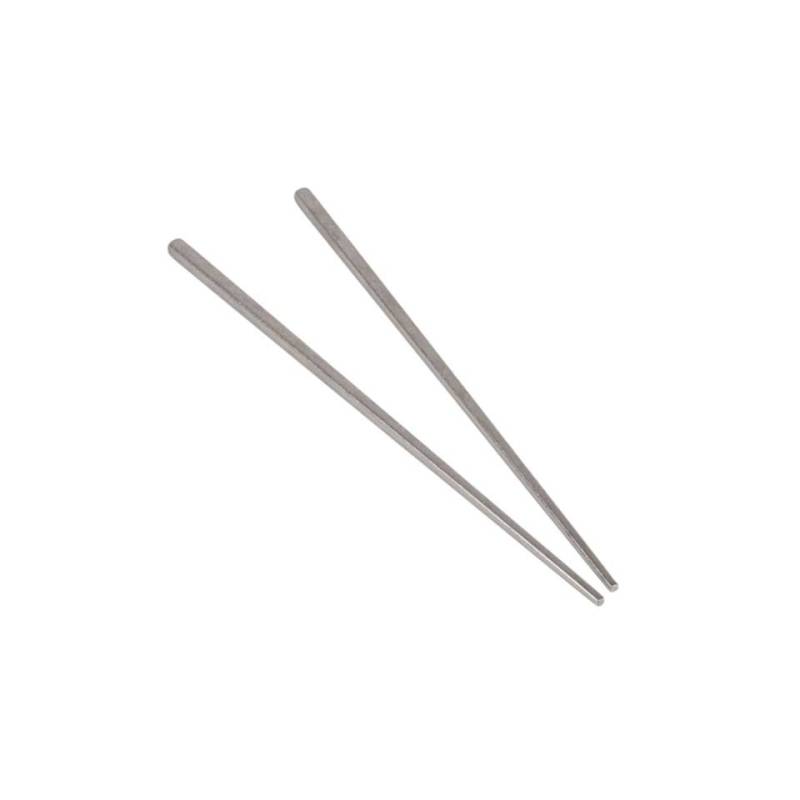 Par de Artinox palillos chinos de acero inoxidable satinado 23,5 cm