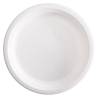 Assiette en bagasse blanche 23 cm