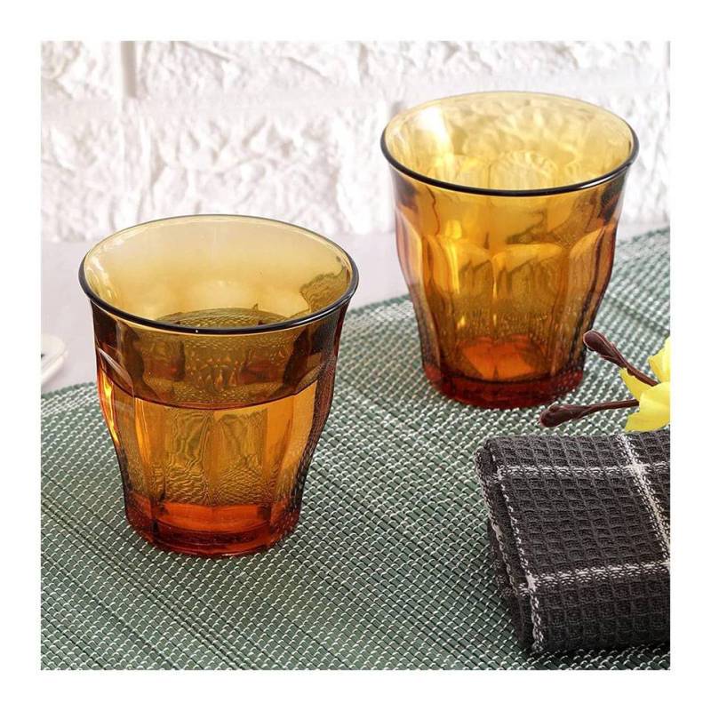 Vaso Picardie ámbar cl 25