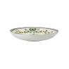 Venise maritime assiette à fond plat en porcelaine blanche avec fleurs vertes cm 22