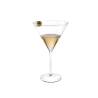 Copa de martini de vidrio soplado con ponche de aceitunas cl 34