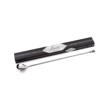 Leopold Cocktail Kingdom cuchara de bar de acero inoxidable 36 cm