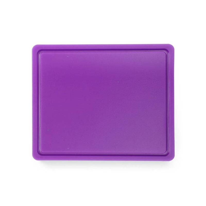 Planche à découper en polyéthylène violet gastronorm 1/2