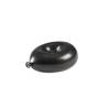 Globus XS 100% Chef plat en porcelaine noire 20x16x7 cm