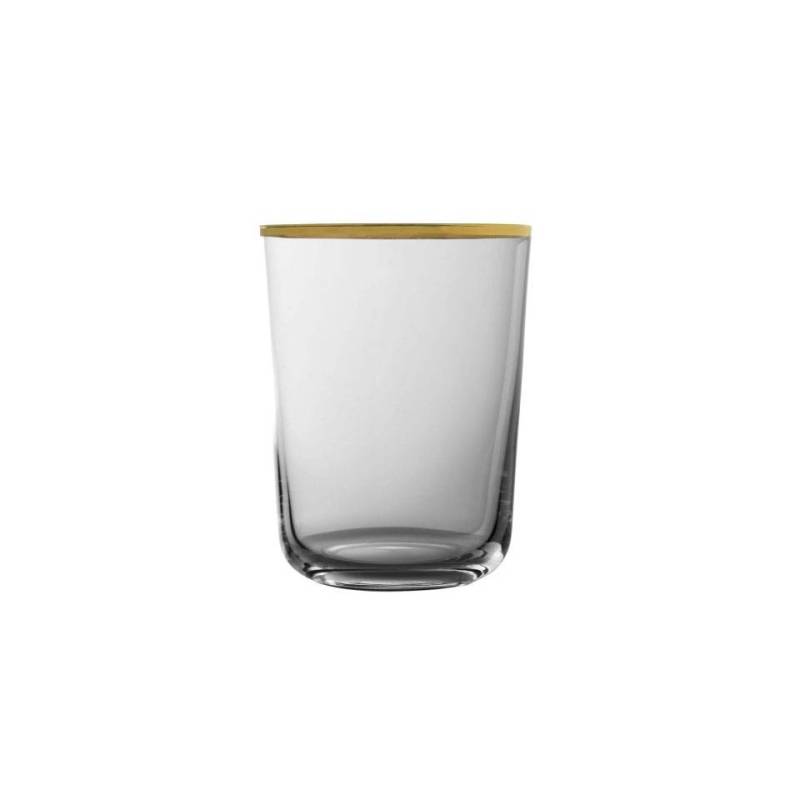 Fluet Gold Rim Vaso con borde dorado cl 34