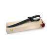 Sable de sommelier con mango de roble y soporte de caja negro cm 51