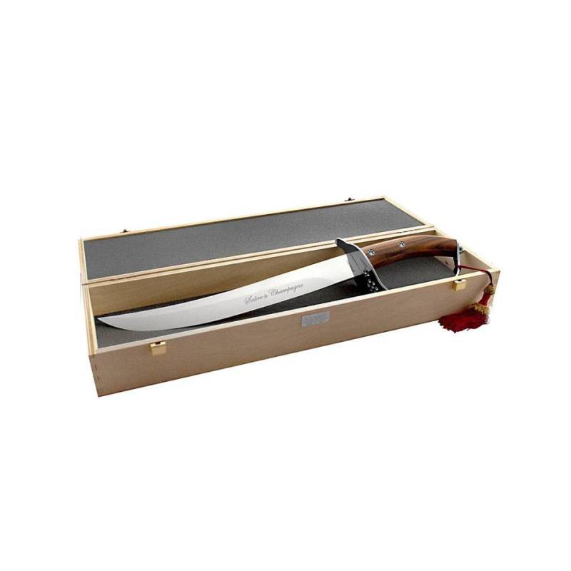 Sabre de sommelier avec poignée pao santos et boîte cm 51