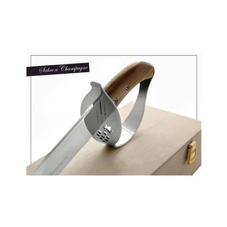Sable sommelier con mango de pao santos y caja cm 51