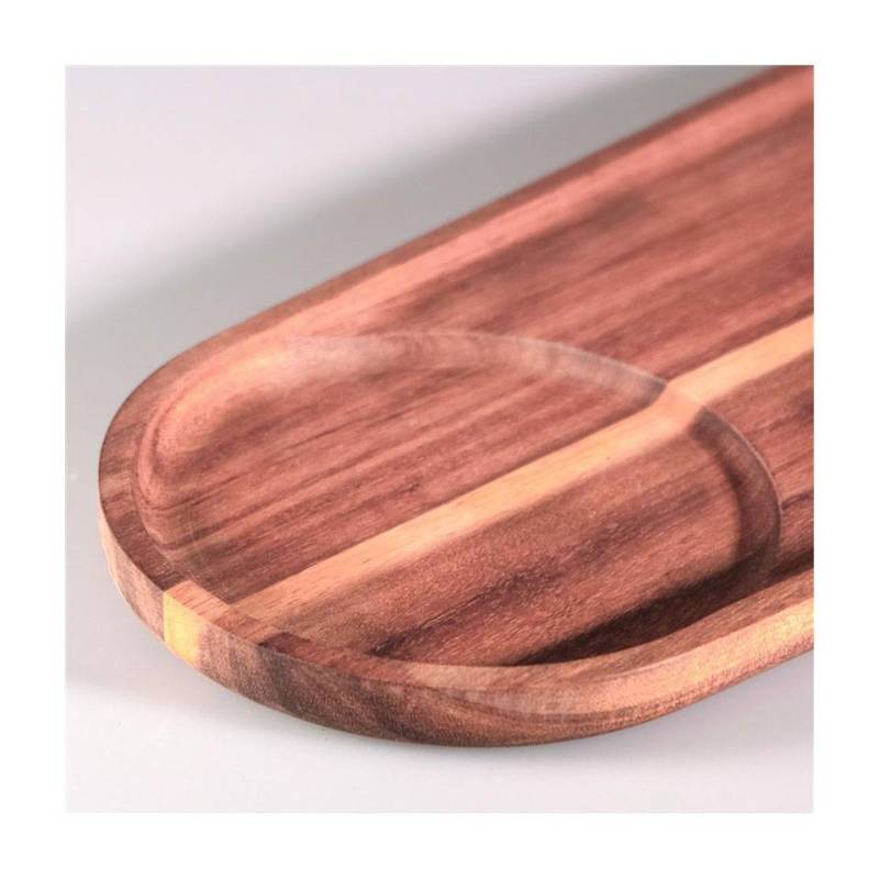Plateau Henry avec insert en acacia 40x20 cm