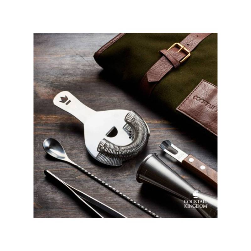 Koriko Cocktail Kingdom Colador sin aletas de acero inoxidable 8,5 cm
