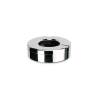 Cendrier rond anti-vent en acier inoxydable cm 9