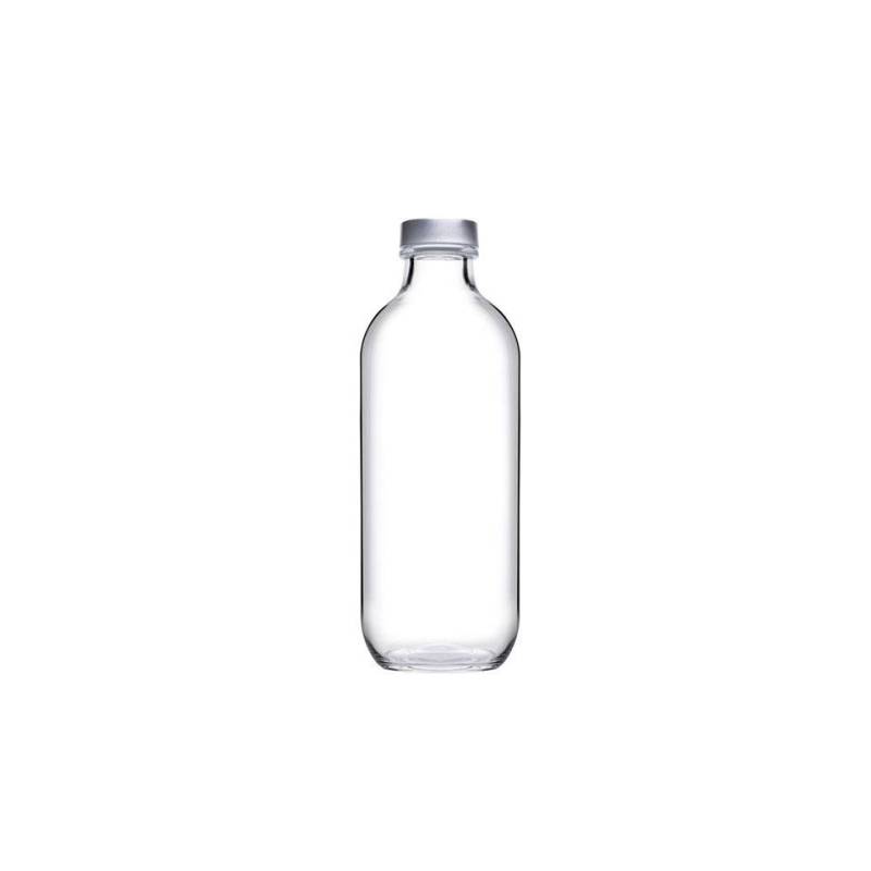 Botella icónica Pasabahce con tapón de vidrio cl 54