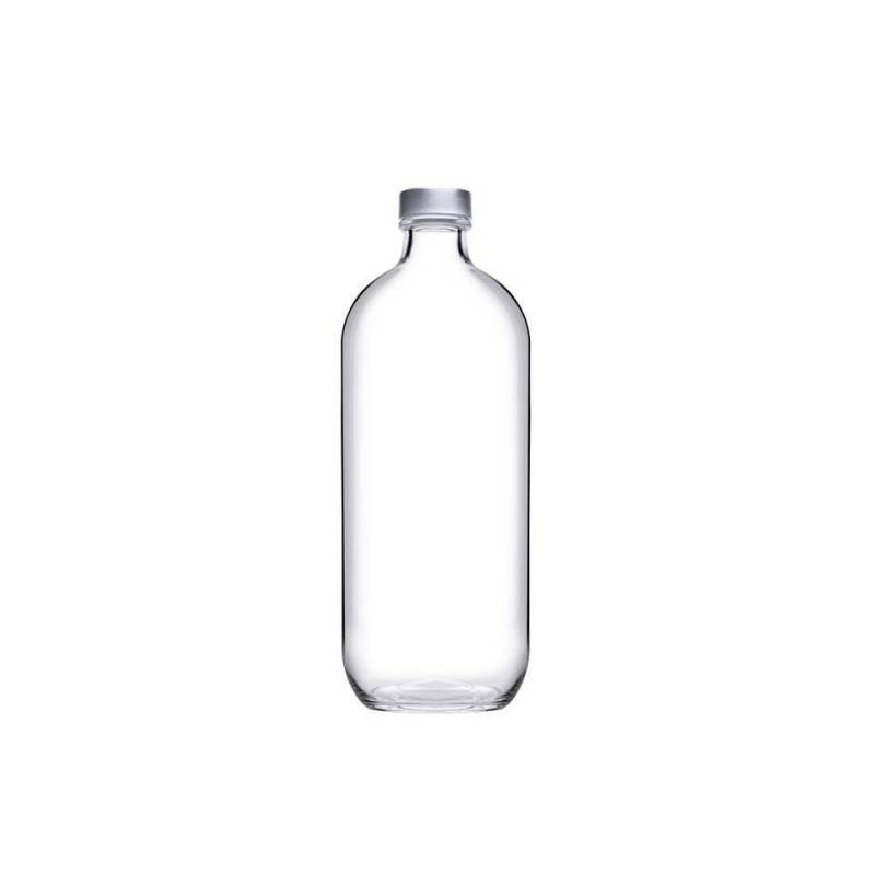 Botella icónica Pasabahce con tapón de cristal lt 1.1