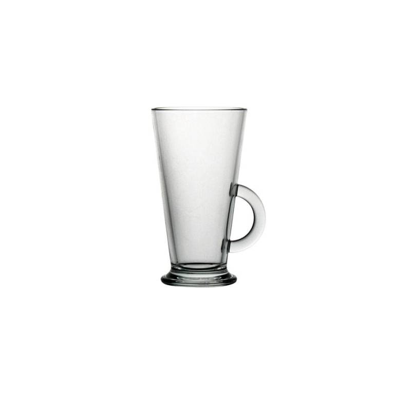Vaso de leche latino con asa de vidrio cl 29