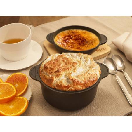 Mini casserole antiadhésive en aluminium Risolì avec couvercle Duo Explora 14 cm