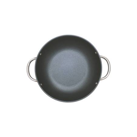 Blackplus Risolì Antihaft-Aluminiumpfanne mit 2 Griffen für Induktion 28 cm