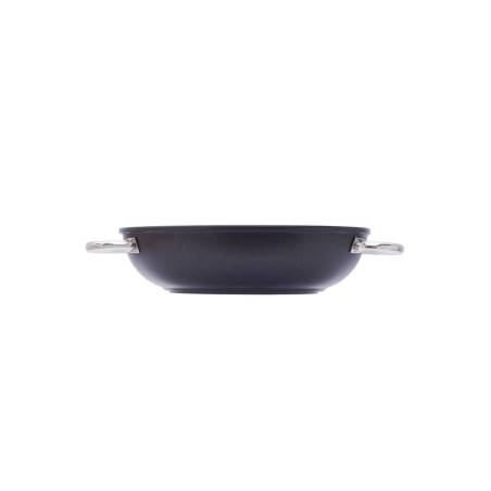 Blackplus Risolì Antihaft-Aluminiumpfanne mit 2 Griffen für Induktion 28 cm