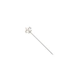 Brochetas de acero inoxidable Fleur de Li 11,5 cm
