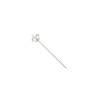 Brochettes à cocktail en acier inoxydable Fleur de Li 11,5 cm