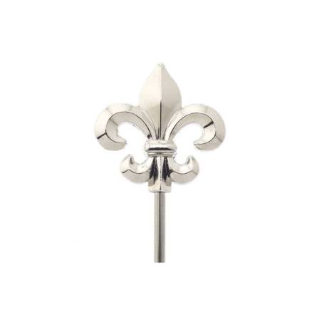 Brochettes à cocktail en acier inoxydable Fleur de Li 11,5 cm