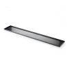 Vassoio rettangolare pasticceria/bar in abs nero cm 60x10x1