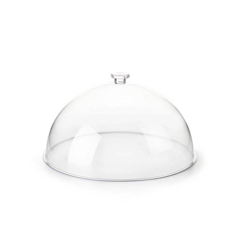 Dôme rond transparent en pmma 28,5x16 cm