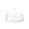 Cúpula redonda pmma transparente 28,5x16 cm